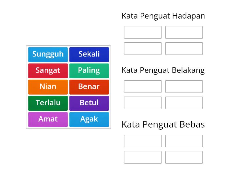 Kata Penguat tahun 3 - Group sort