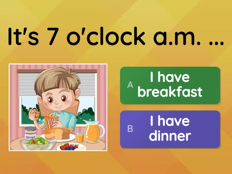 Daily routine - Quiz