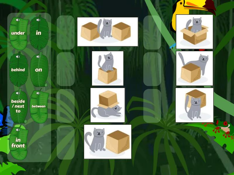 Prepositions of place - Match up