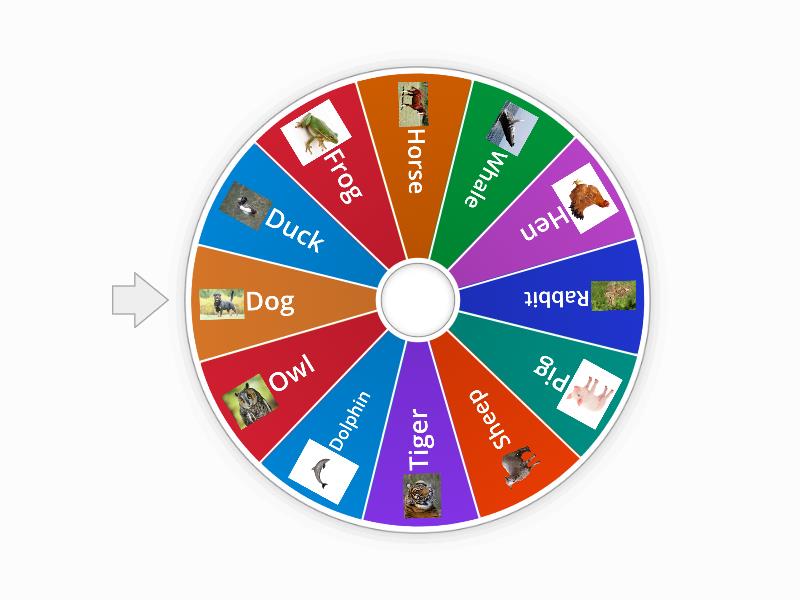 Animals - Random Wheel - Spin the wheel