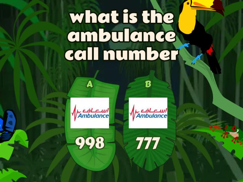 call for ambulance phone number is