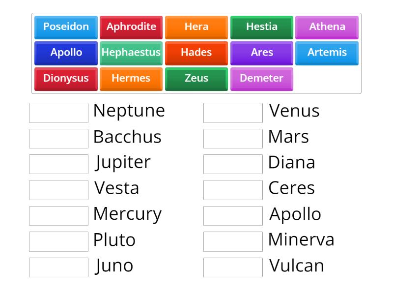 olympians-14-greek-latin-names-match-up