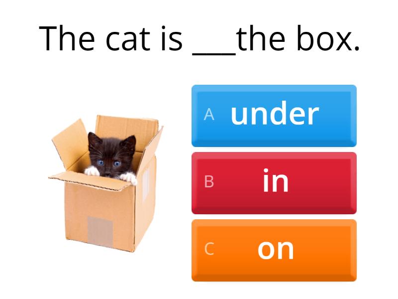 Prepositions. - Quiz