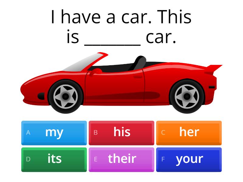 Possessive Adjectives - Cuestionario