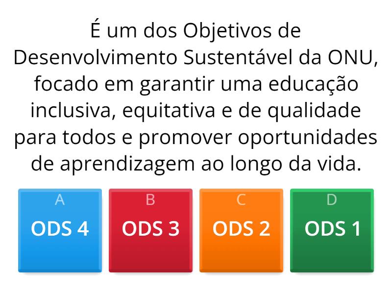 Educação para todos. - Quiz