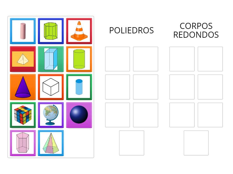 POLIEDROS E CORPOS REDONDOS Group Sort