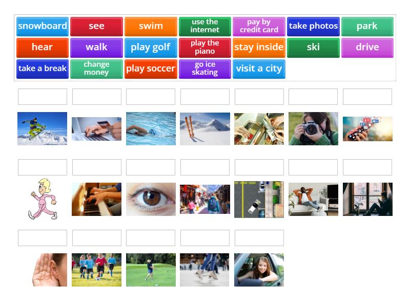 Common verbs - AEF STARTER P.126 - Match up