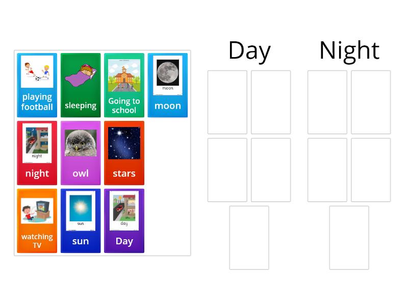 day-and-night-activities-group-sort