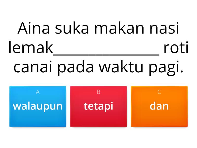 KATA HUBUNG TAHUN 6 - Quiz