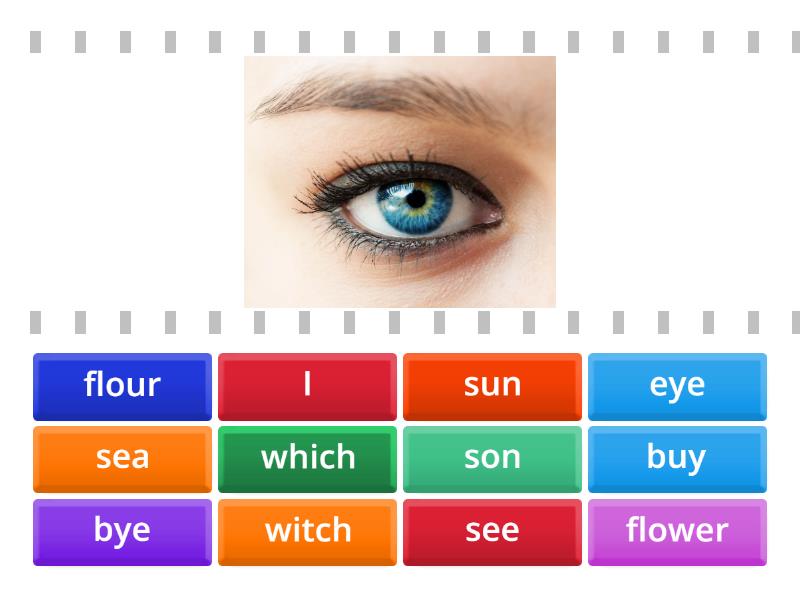 homophones - Find the match