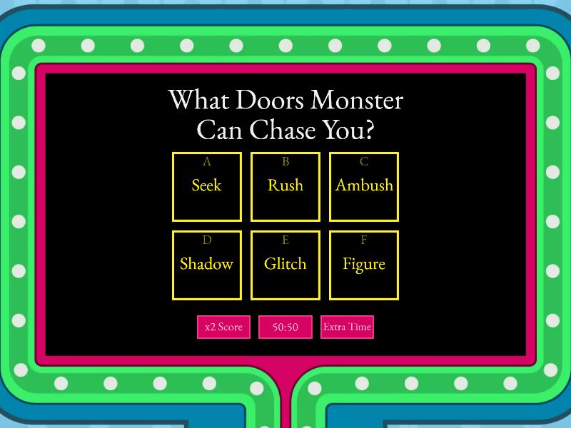 Doors Monsters - Gameshow Quiz