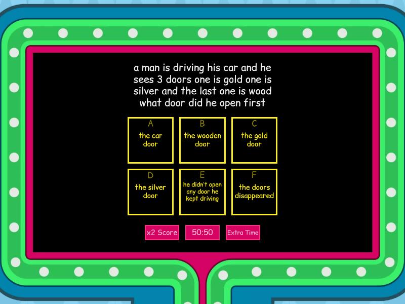 riddles - Gameshow quiz