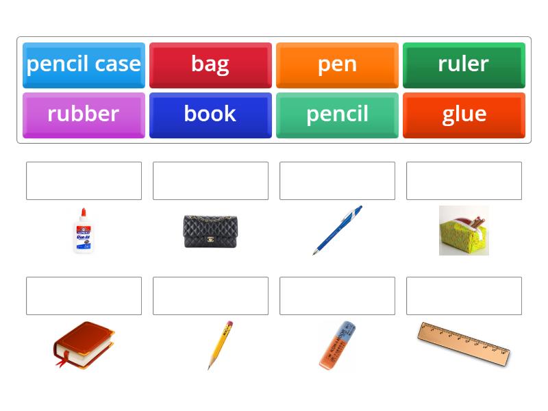 School items - Match up