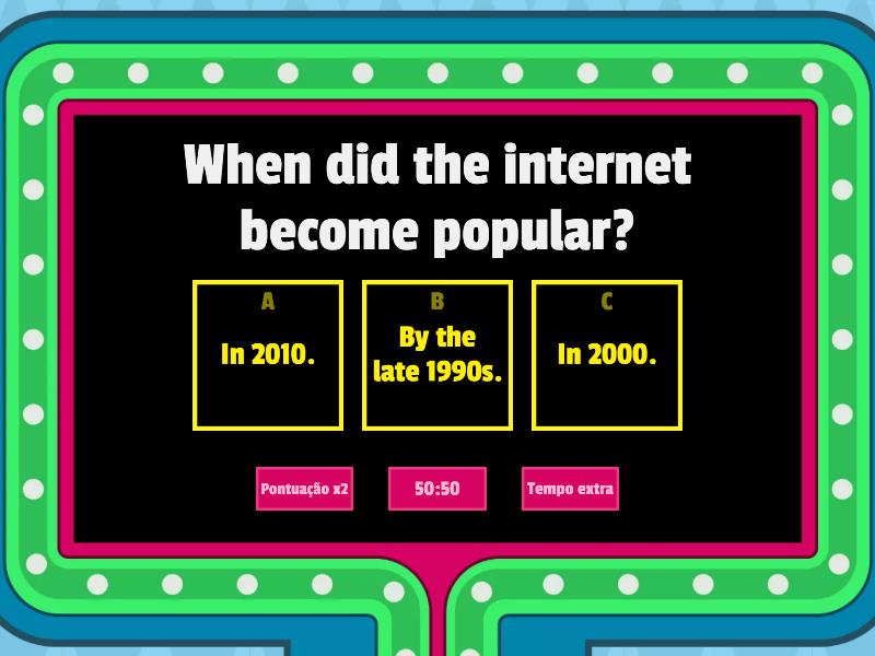 Unit 6 technology trivia game gameshow quiz
