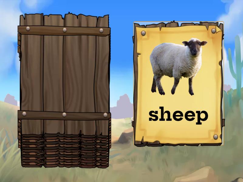 Farm animals - Cartas al azar