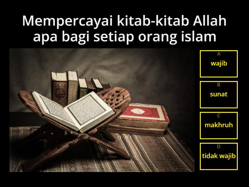 Percaya Kepada Kitab-kitab Allah - Quiz