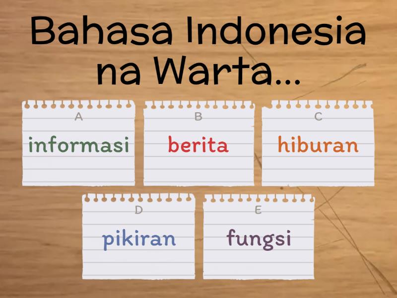 WARTA - Kuis