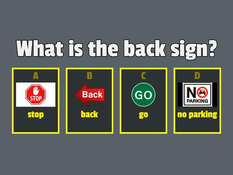 Signs Questions - Quiz
