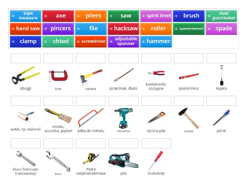 manual tools - Match up