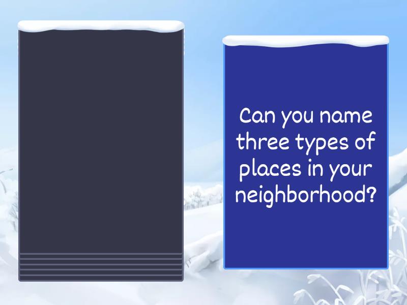 Neighbourhood A1/A2 - Random cards