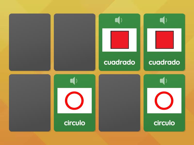 las figuras geometricas - Matching pairs