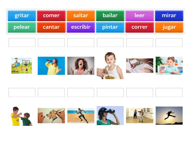 Verbos Lola y Leo Unidad 3 - Match up