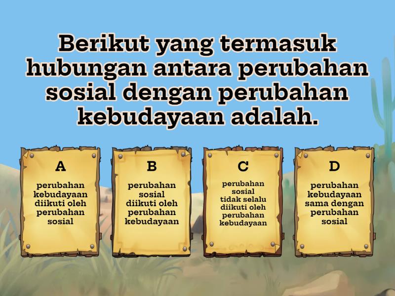 Perubahan Sosial - Quiz