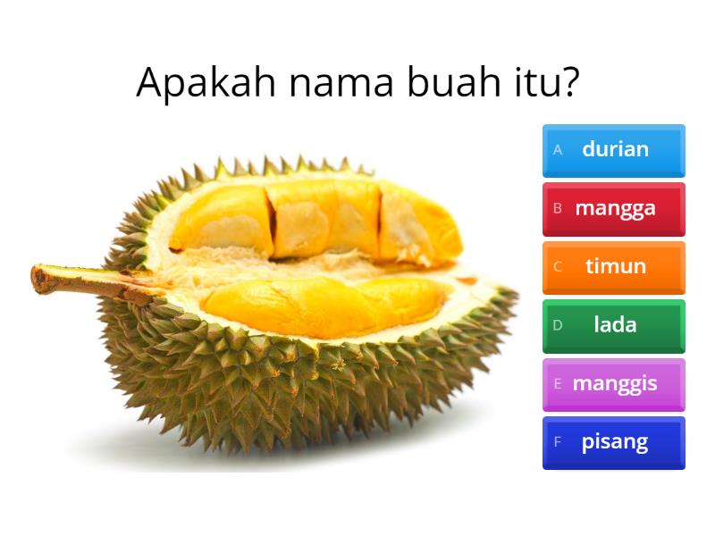 BUAH-BUAHAN - Quiz