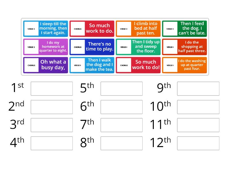 SP3: u3 song - Rank order