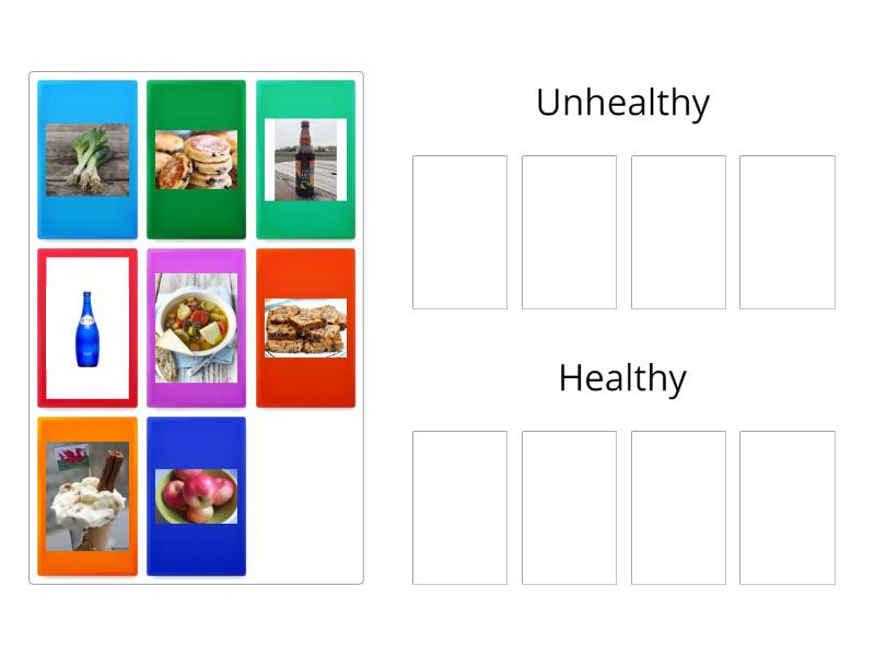 healthy-and-unhealthy-game-ordenar-por-grupo