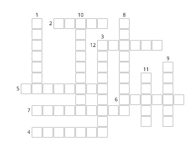 Domowe Zakamarki Pomieszczenia Crossword