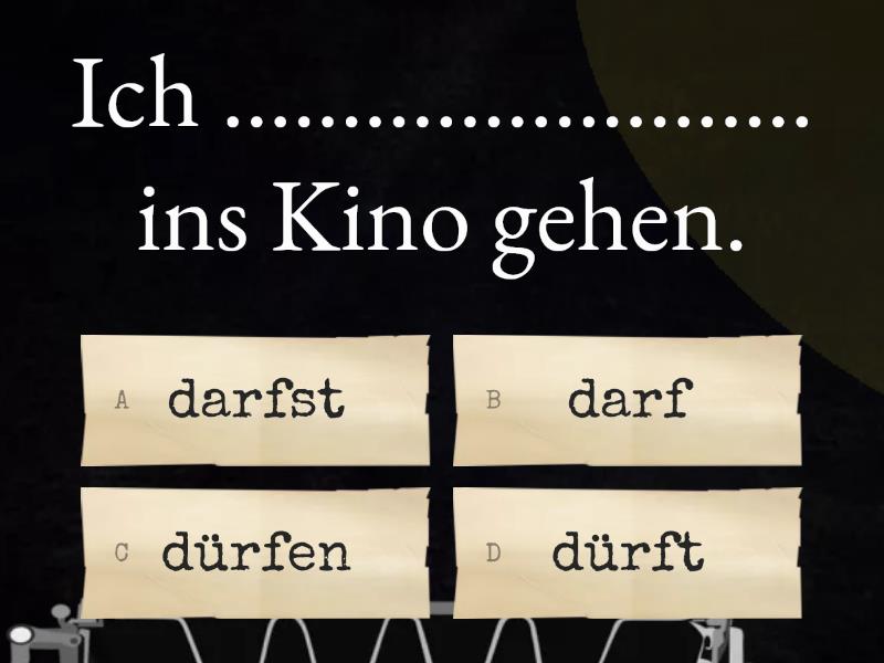 Dürfen - Quiz