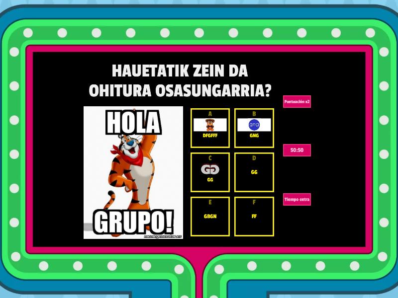 PROBA - Gameshow quiz