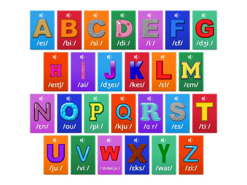 Starter The Alphabet - Flip tiles
