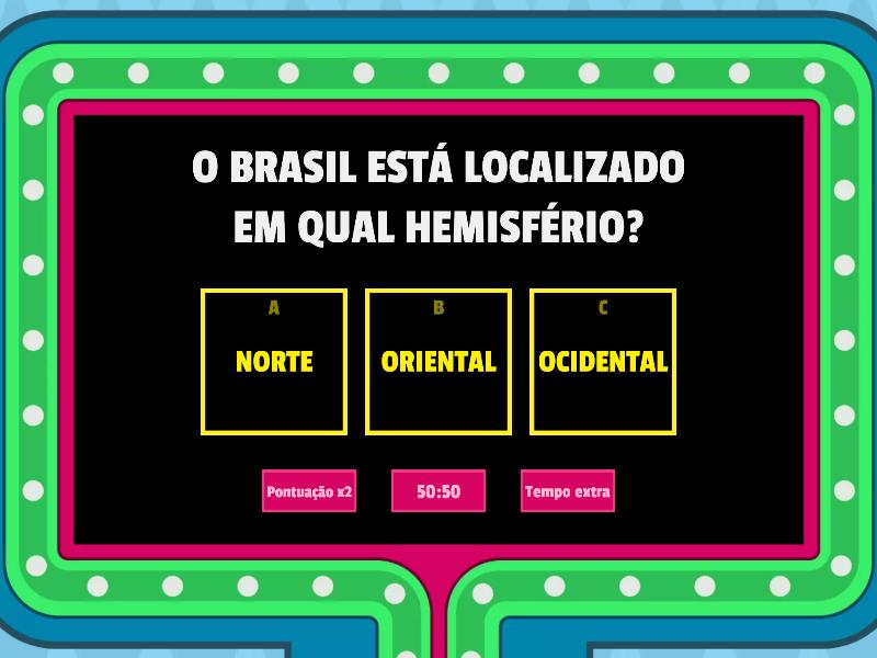 CONHECENDO O BRASIL - Gameshow Quiz