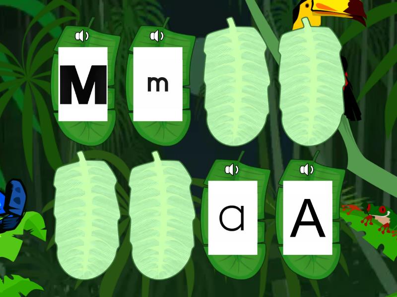 matching letters game for kids