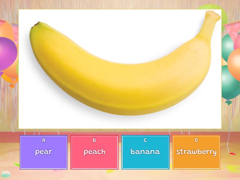 Fruit And Vegetables Quiz