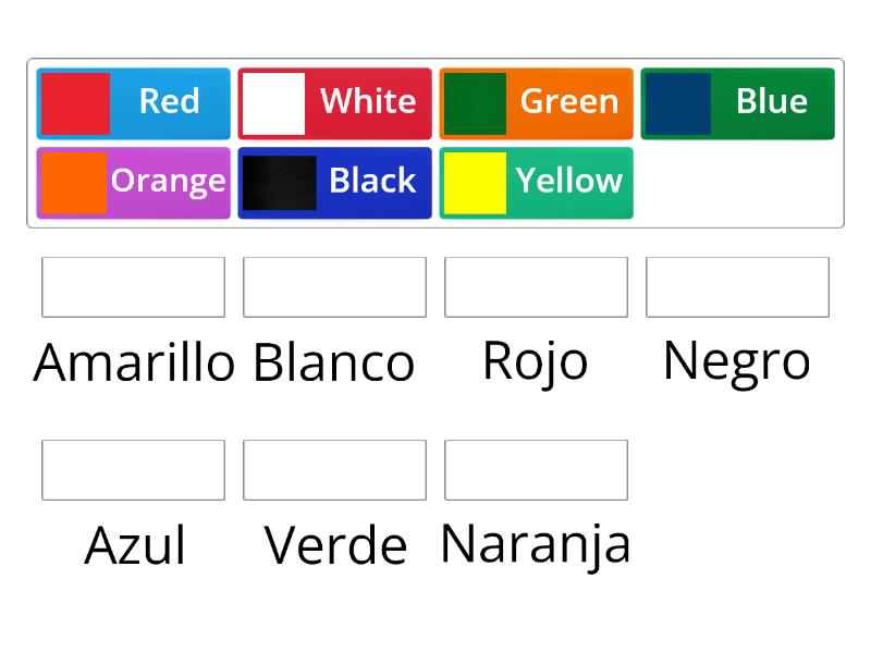 Colores - Match up