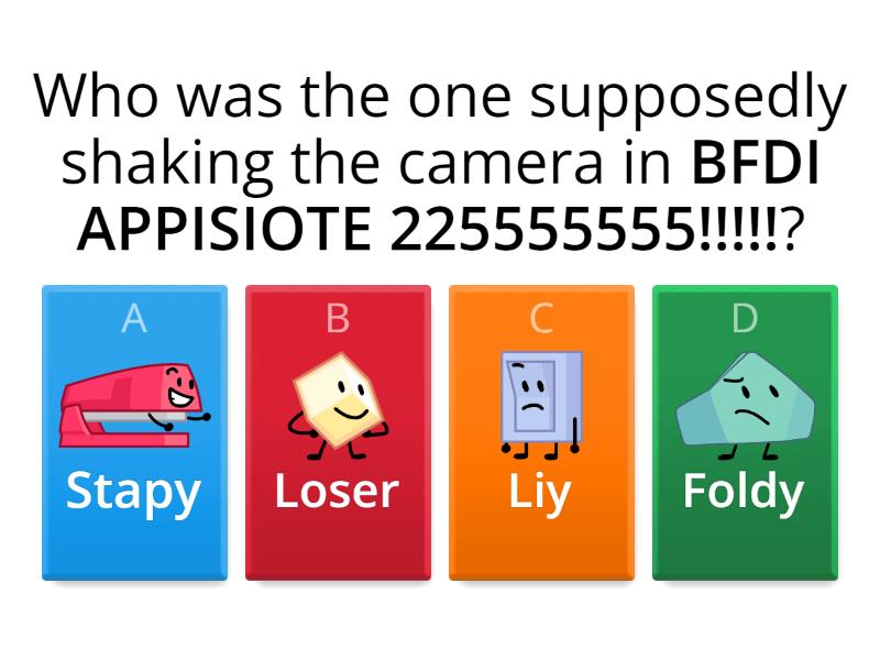 BFDI: Test Your Knowledge - Quiz