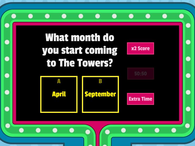 How well do you know the Towers? - Gameshow quiz