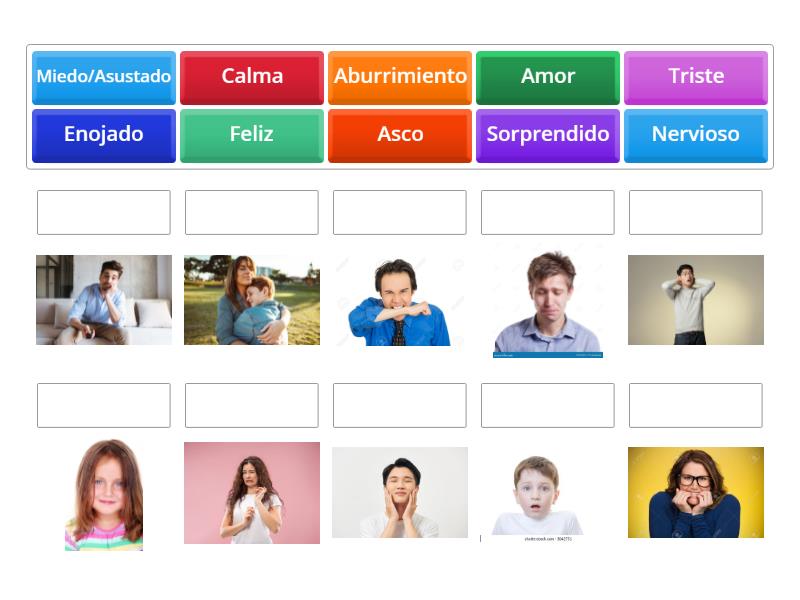 Pares de Emociones - Une las parejas