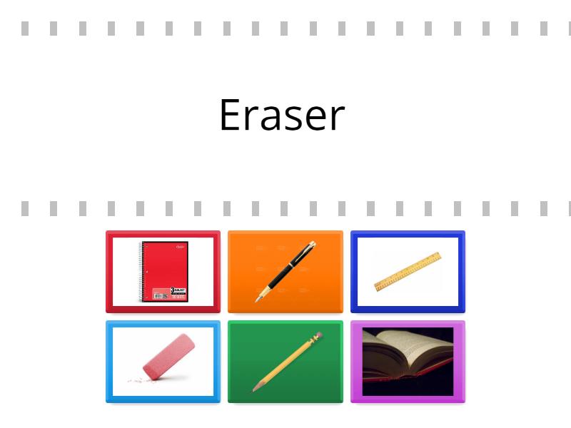 Classroom Items - Find the match