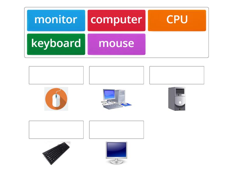 Parts of Computer - Match up