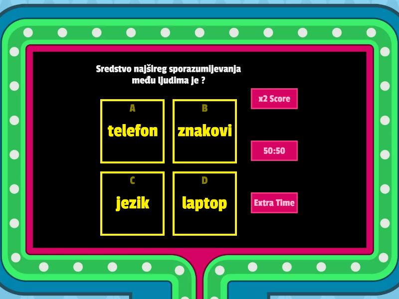 Bosanski Jezik I Književnost - Televizijski Kviz