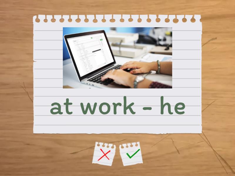 Daily routine_he/she - Flash cards