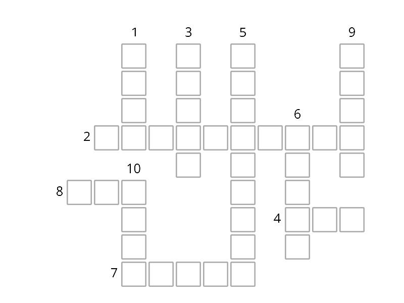 Means Of Transport Vocabulary Crossword