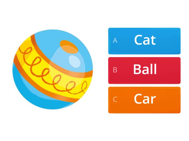 Letter A,B,C Quiz - Cuestionario