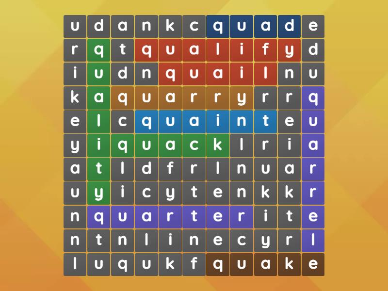 5 letter word starts with qua