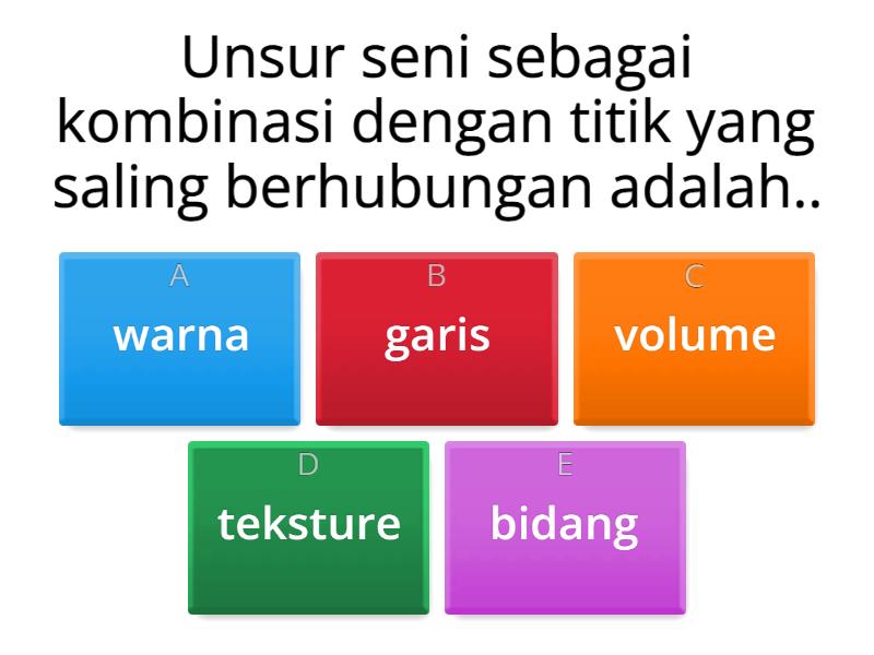 Unsur Dan Prinsip Seni Rupa - Cuestionario