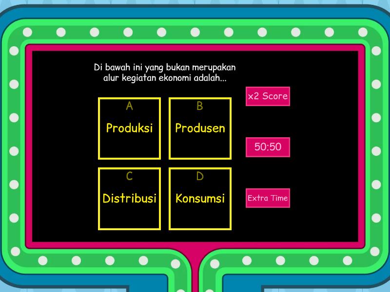 Quiz Kegiatan Ekonomi Kelas IV SD - Gameshow Quiz